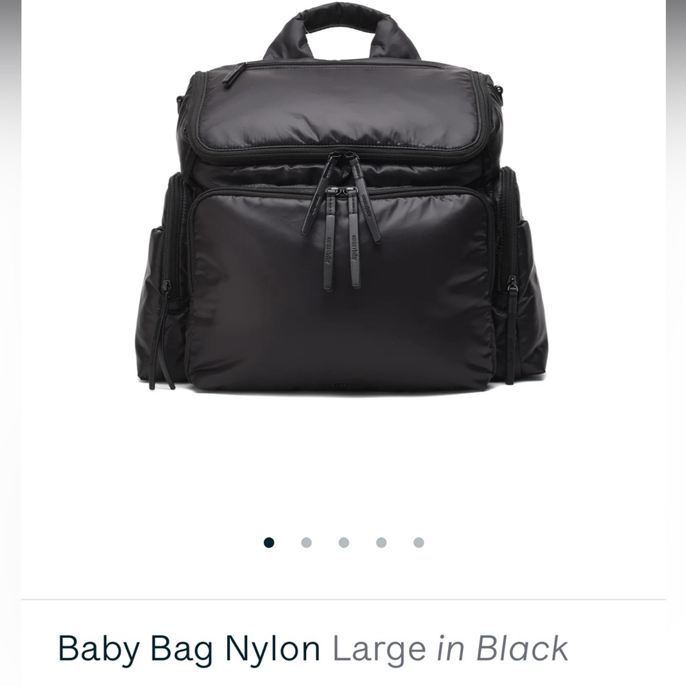 Caraa Baby Diaper Bag Nylon Large in Black